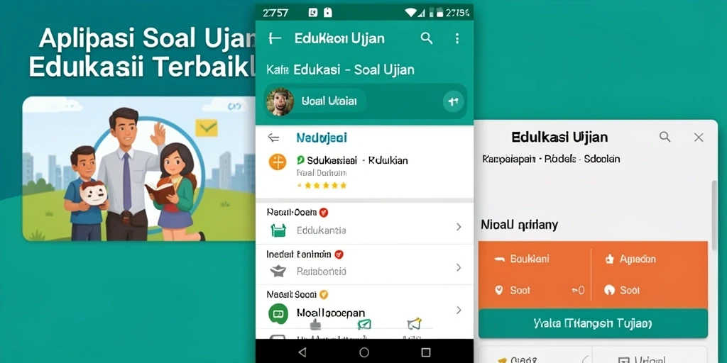 Antarmuka aplikasi Soal Ujian 2757 yang intuitif dan user-friendly.