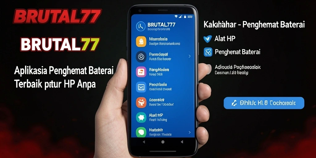 Tampilan antarmuka aplikasi <strong>BRUTAL77</strong> yang sederhana dan fungsional.