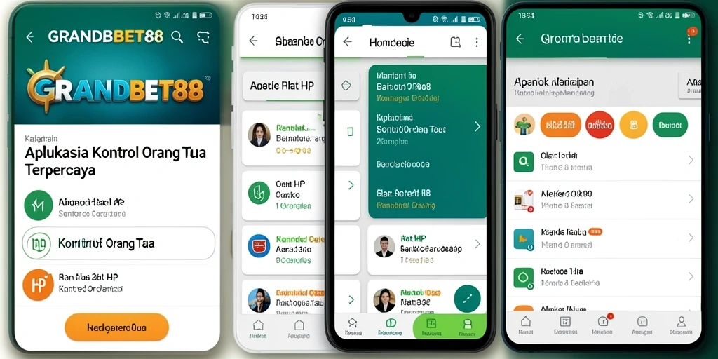 Tampilan antarmuka GRANDBET88 untuk kontrol orang tua.